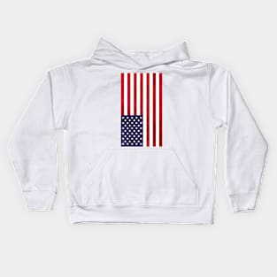 Grungy American Flag Kids Hoodie